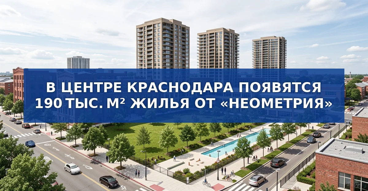 Крупный жилой комплекс в центре Краснодара: 190 тысяч квадратных метров и сохранение наследия