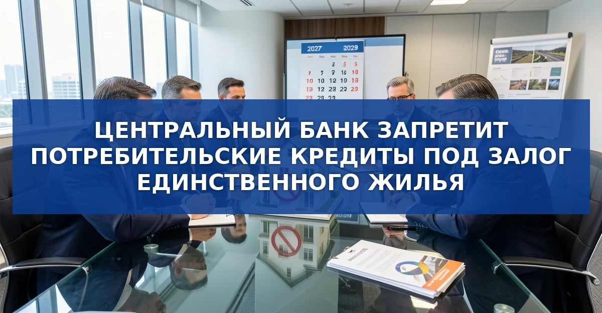 Запрет потребительских кредитов под залог единственного жилья: что изменится для банков и заемщиков