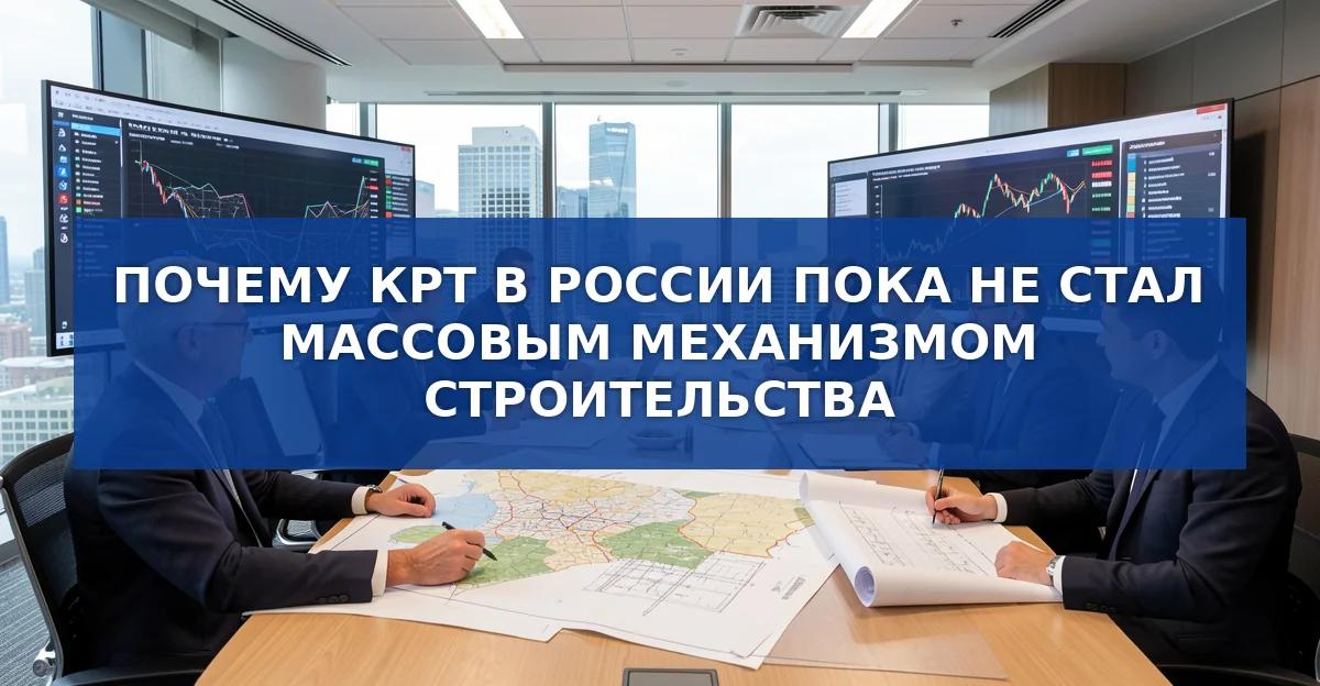 Почему механизм КРТ в России пока не стал массовым