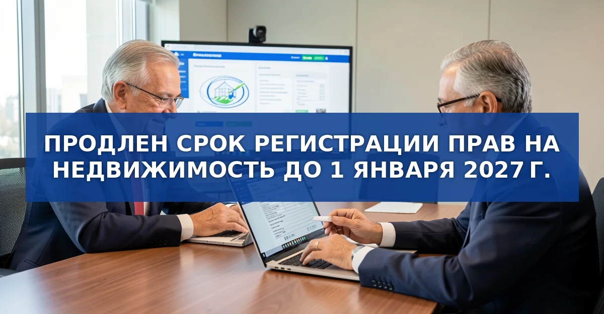 Продление срока регистрации прав на недвижимость до 2027 года: что изменится для граждан