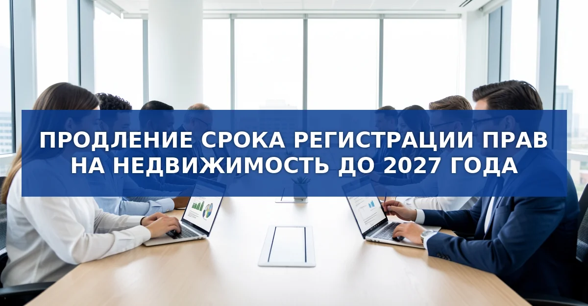 Продление срока регистрации прав на недвижимость в новых регионах России до 2027 года