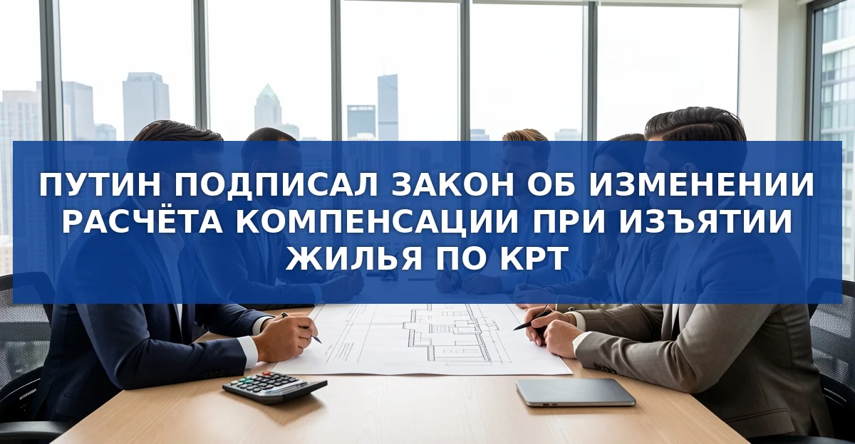 Новый порядок расчёта компенсации при изъятии жилья в рамках КРТ