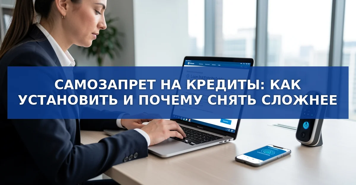 Самозапрет на кредиты: как установить и почему снятие сложнее