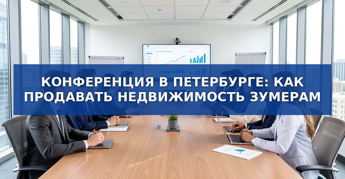 Как продавать недвижимость зумерам: конференция в Петербурге 10 сентября