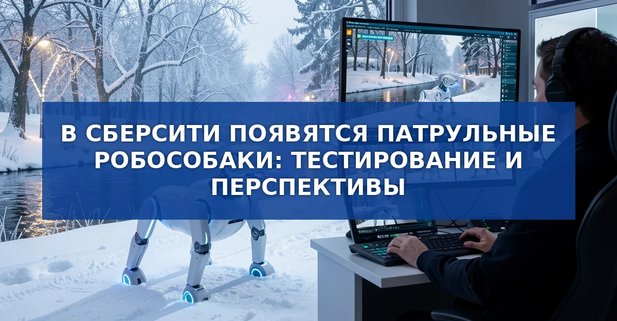 В Сберсити начнут тестировать патрульных робособак: детали проекта