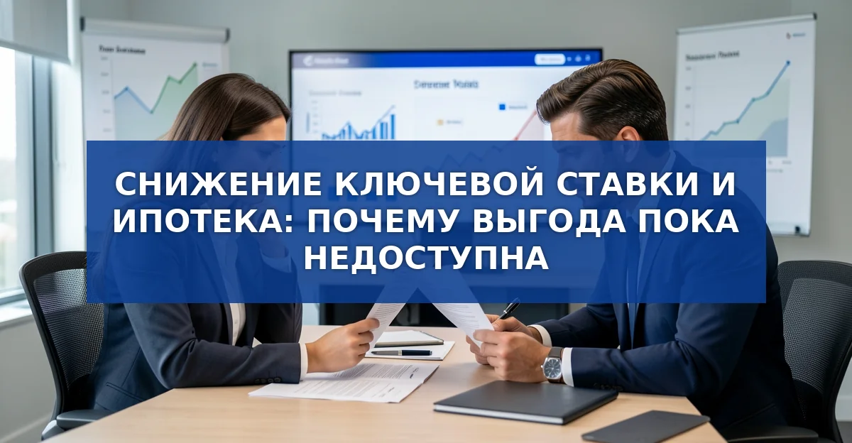 Снижение ключевой ставки до 14 %: почему ипотечное рефинансирование пока невыгодно