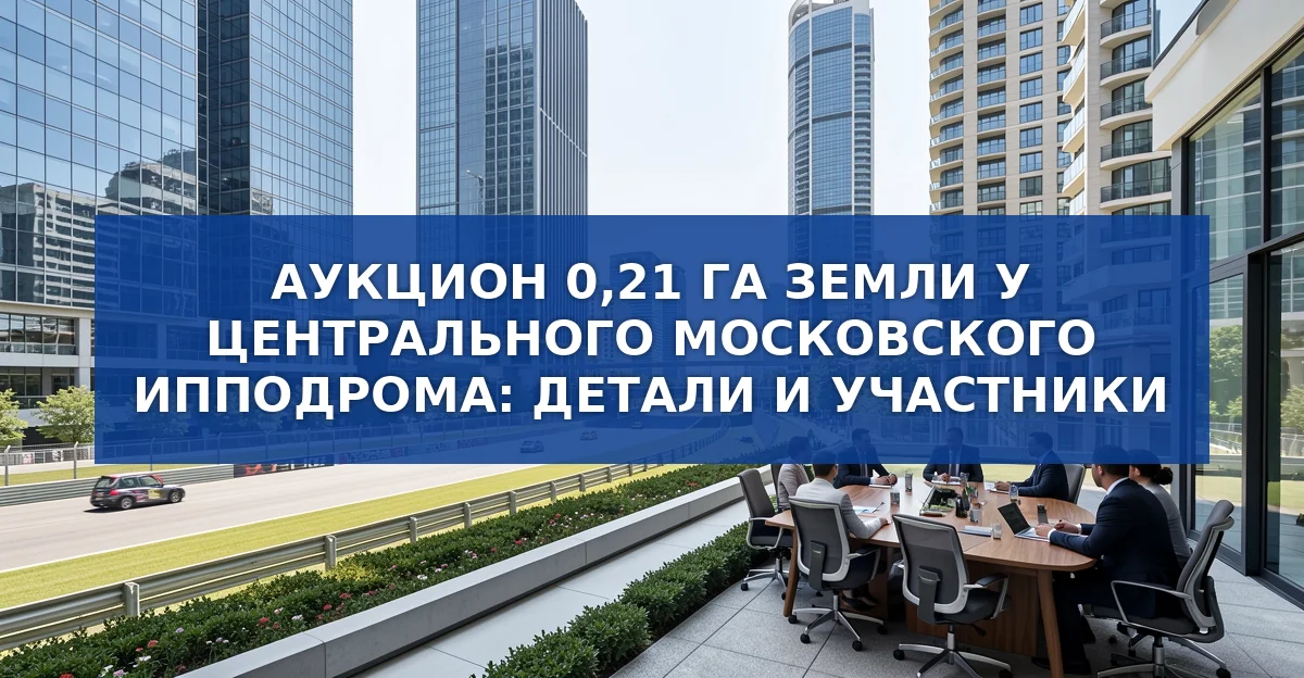 Аукцион 0,21 гектара у Центрального Московского ипподрома: детали и перспективы