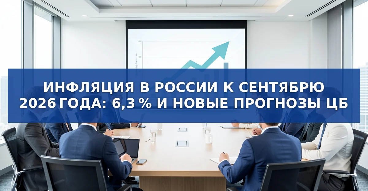 Инфляция в России к сентябрю 2026 года превысила 6 %: новые прогнозы ЦБ и их последствия