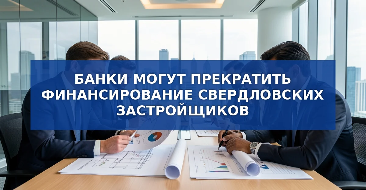 Банки могут прекратить финансирование свердловских застройщиков: рост убытков и угрозы отрасли
