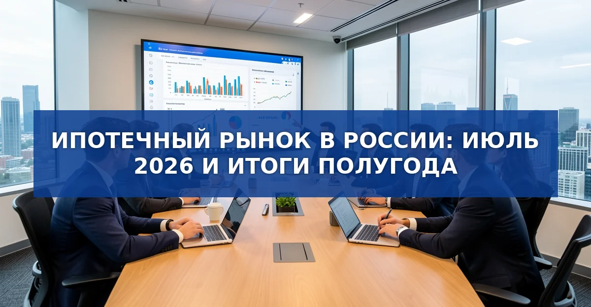 Ипотечный рынок России в июле 2026: цифры, тенденции и прогнозы