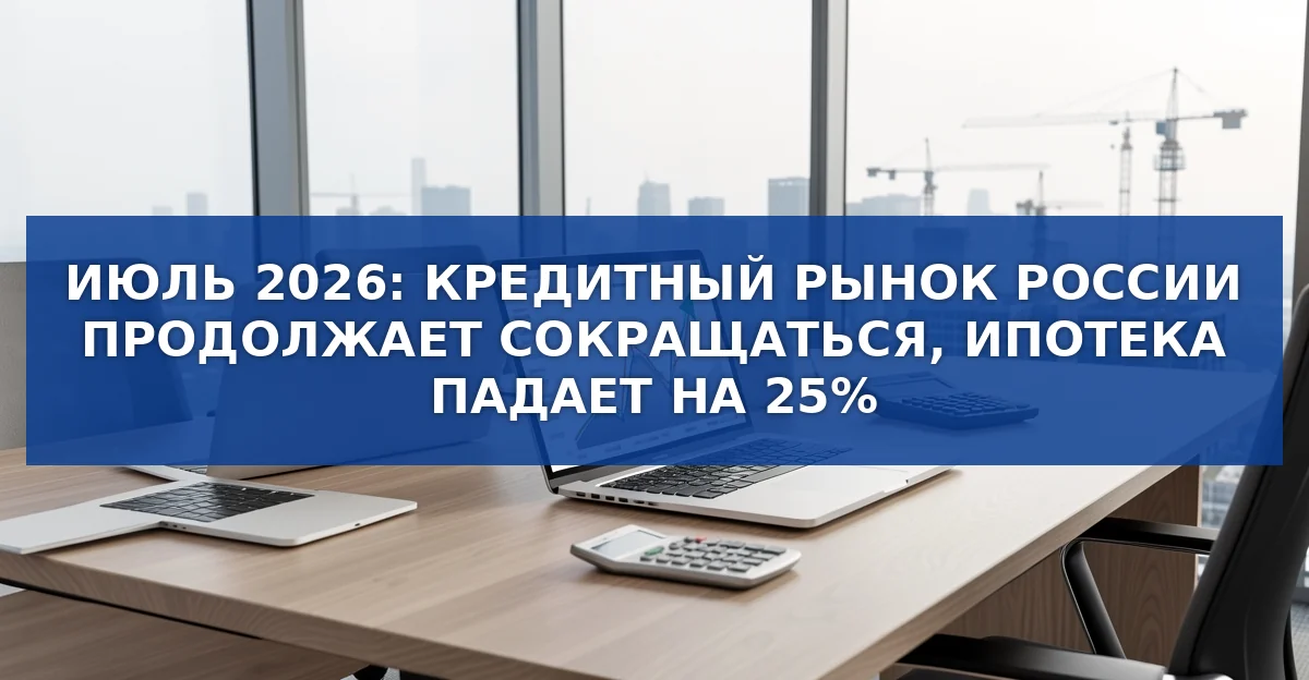 Итоги июля 2026: падение спроса на кредиты и ипотеку в России
