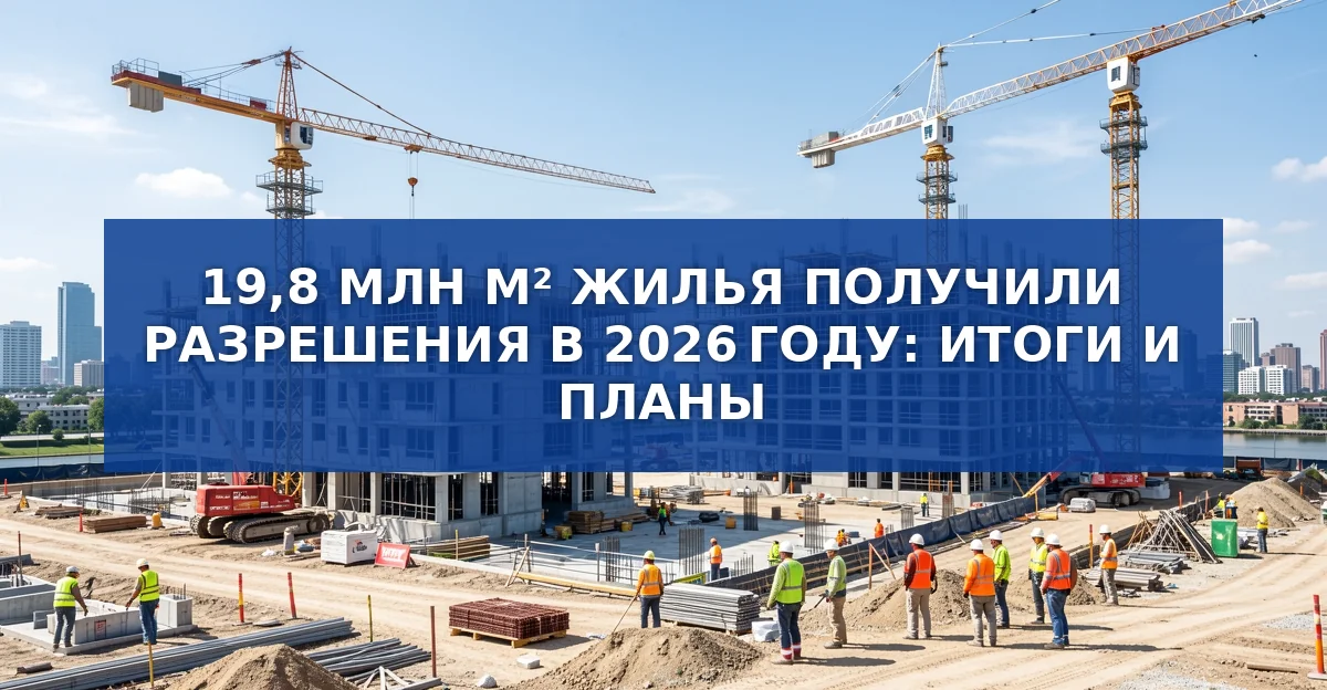 Строительство жилья в России в 2026 году: цифры, динамика и перспективы