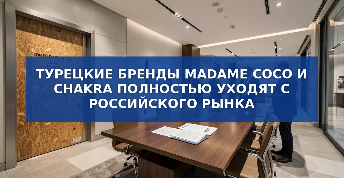 Турецкие бренды Madame Coco и Chakra полностью покидают российский рынок