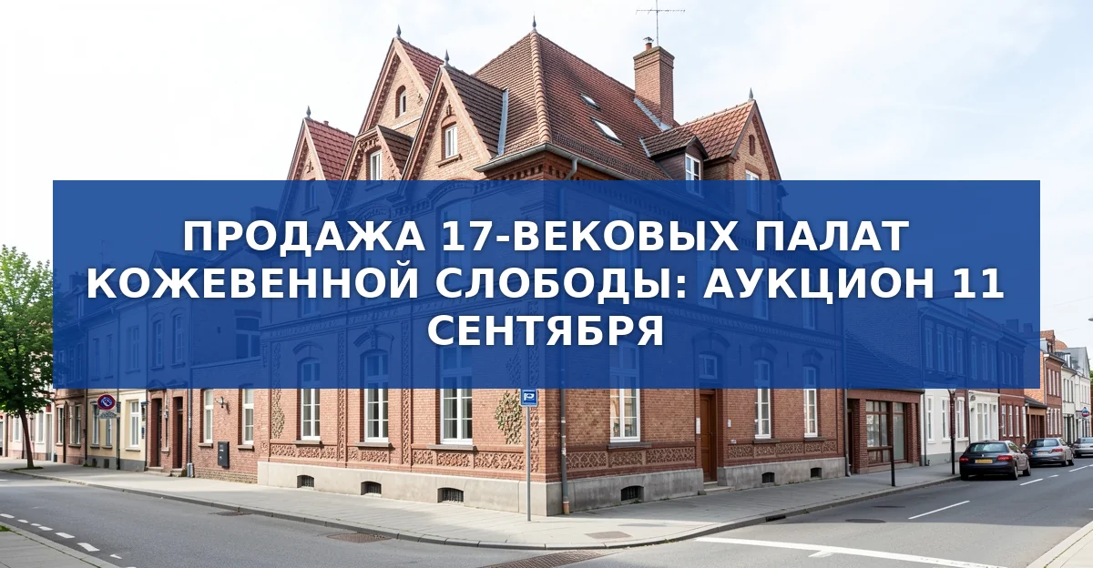 Аукцион уникального 17‑векового здания в центре Москвы: шанс для инвесторов