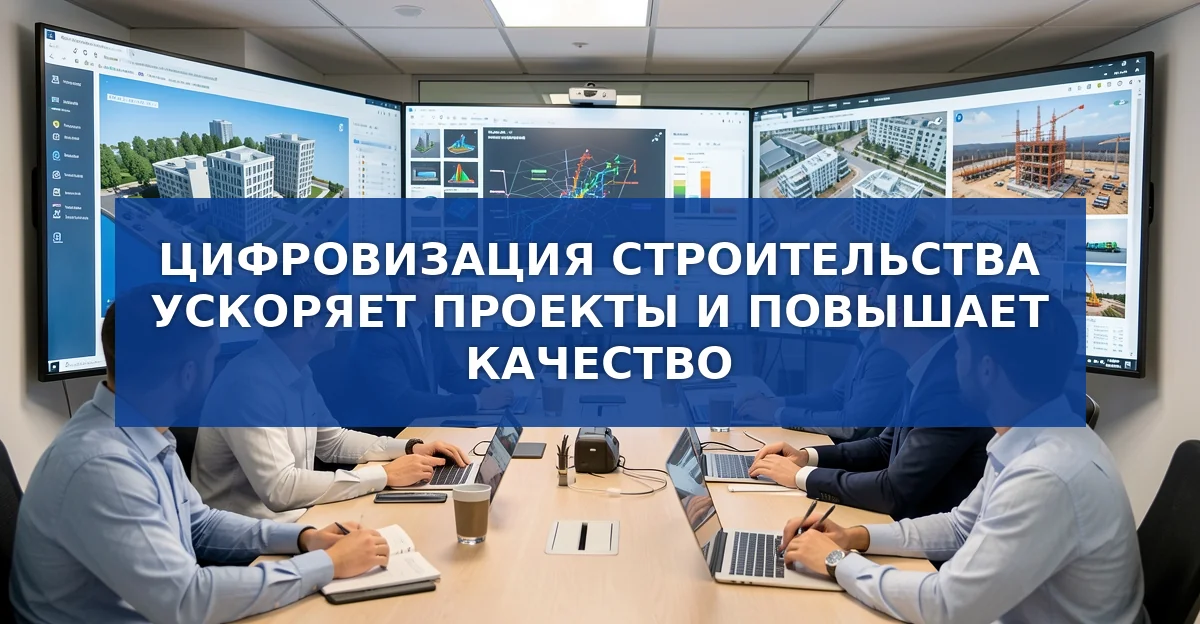 Цифровизация трансформирует строительный сектор России