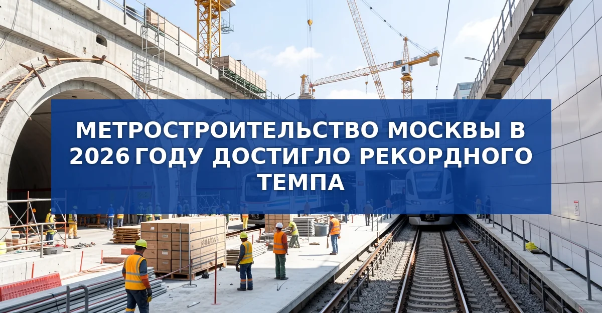 Метро Москвы ускоряется: рекорд 2026 года и амбициозный план до 2030