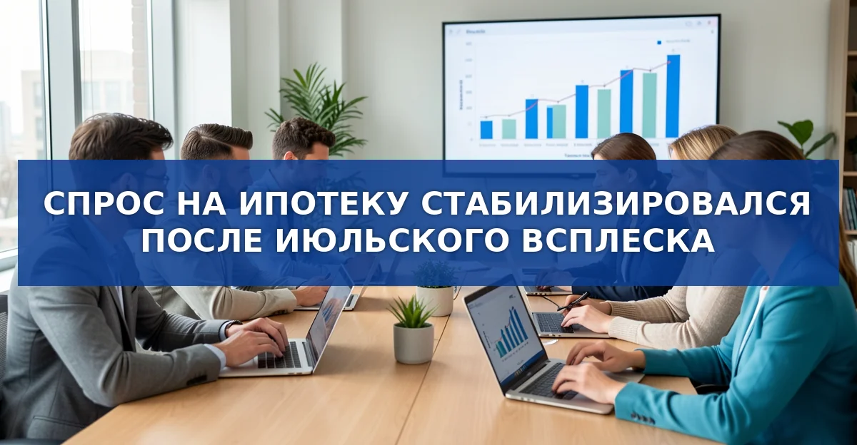 Ипотечный рынок России: после июльского спада спрос стабилизировался