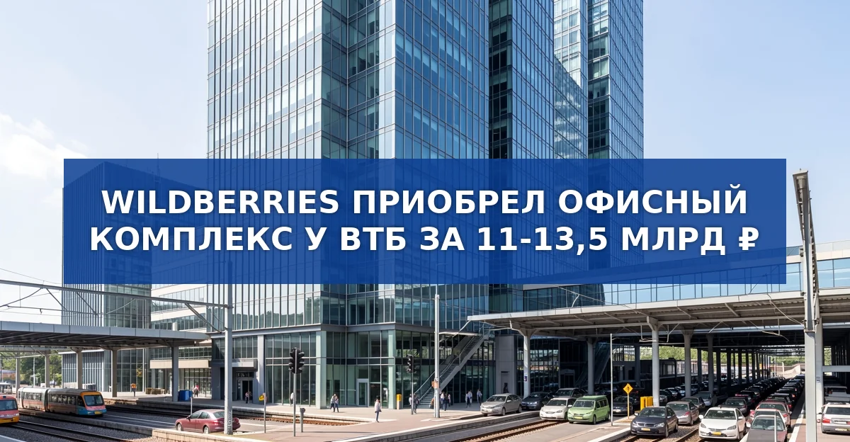 Wildberries приобрел офисный комплекс у ВТБ за 11‑13,5 млрд рублей: детали сделки и её значение