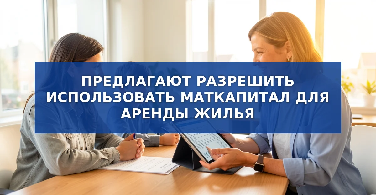 Материнский капитал могут направить на аренду жилья: инициатива группы «Новые люди»