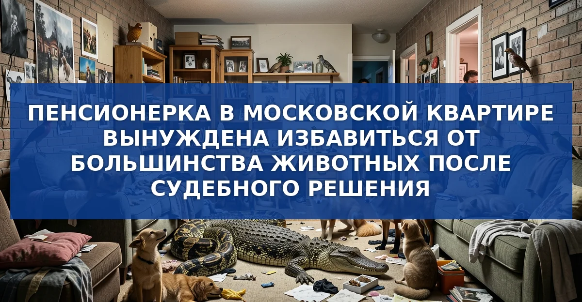 Суд запретил пенсионерке держать крокодила и других экзотических животных в московской квартире