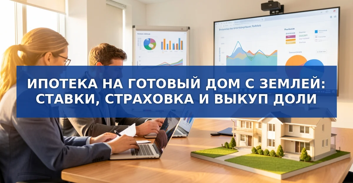 Ипотека на готовый дом с землей: как правильно оценить полную стоимость кредита