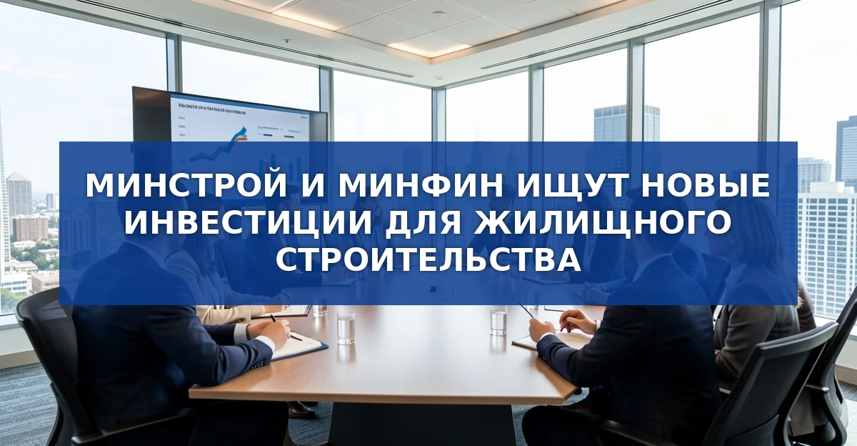 Минстрой и Минфин готовят программу привлечения инвестиций в жилищное строительство