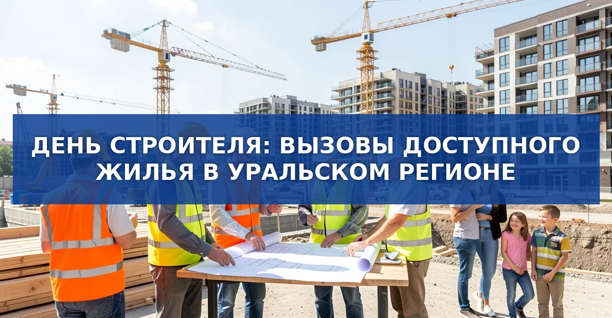 День строителя: успехи Урала и проблемы доступного жилья в России