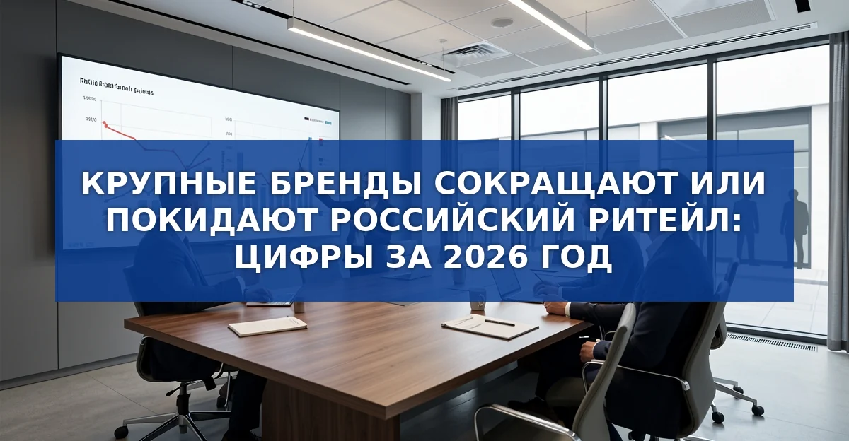 Половина брендов сокращает присутствие в России: причины и цифры