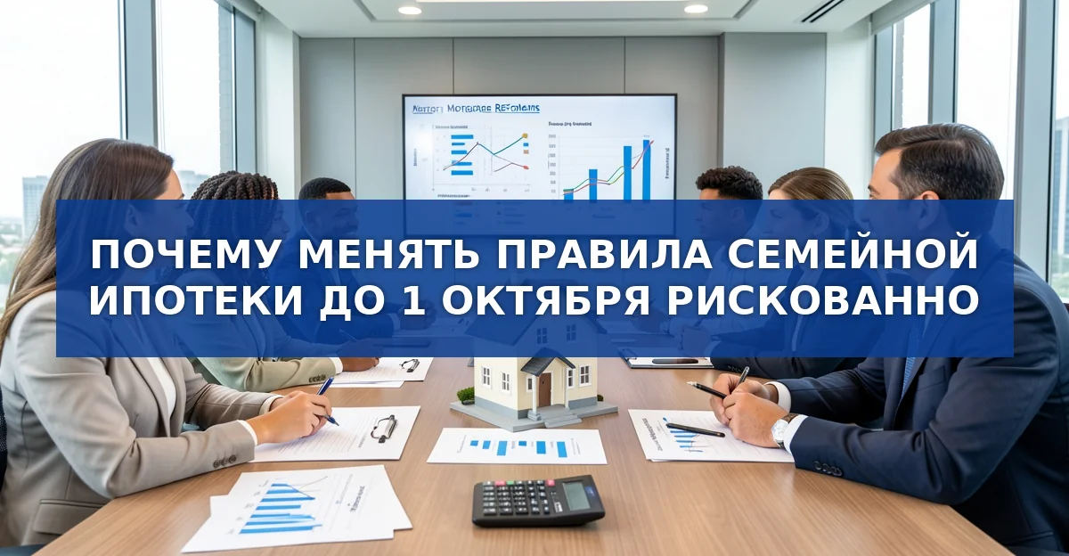 Семейная ипотека: текущие условия, риски реформ и планы государства
