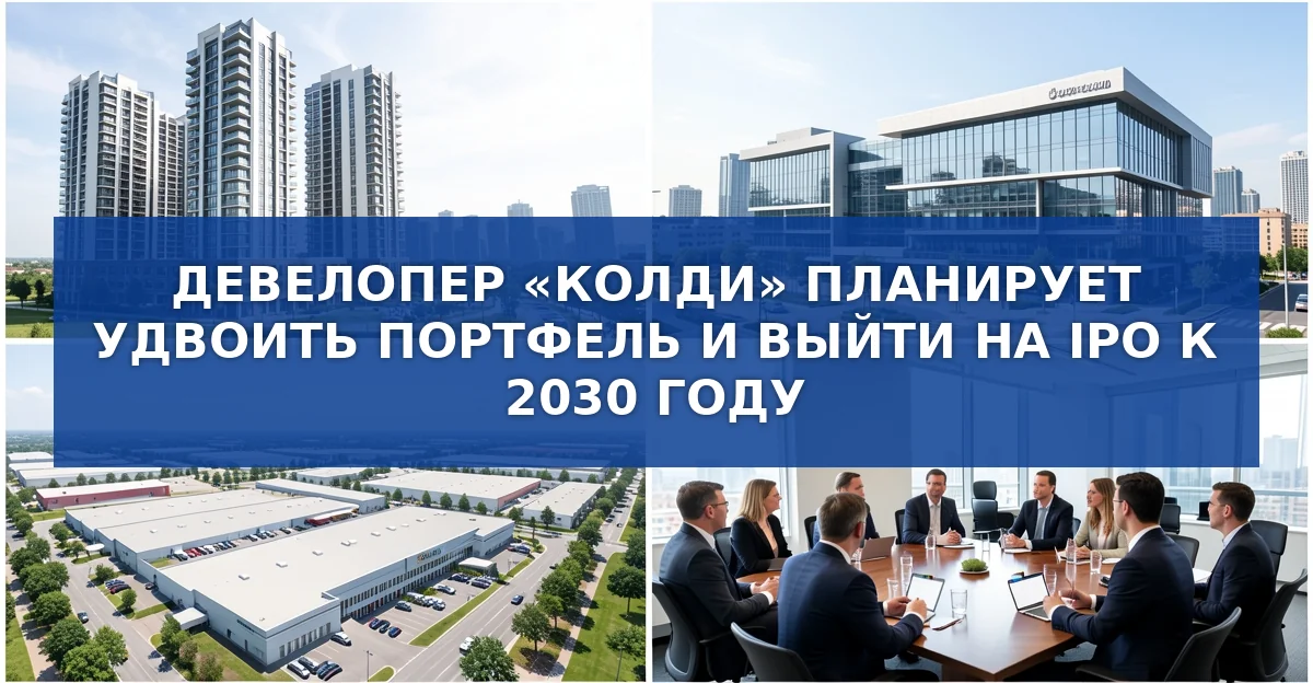 Колди планирует удвоить портфель недвижимости к 2027 году и выйти на биржу к 2030