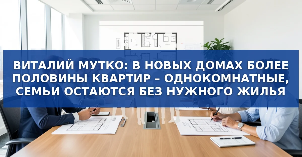 Застройщикам нужно строить больше квартир для семей, считает глава Дом.РФ