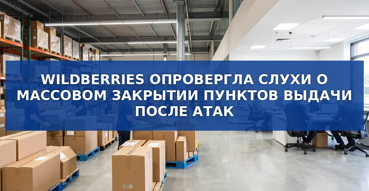 Wildberries опровергла слухи о массовом закрытии пунктов выдачи после атак на логистику