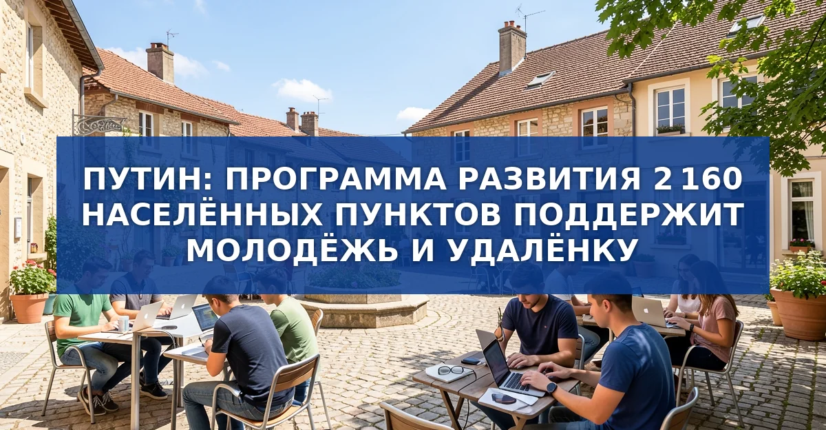 Как государственная программа поддержит 2 160 малых населённых пунктов России