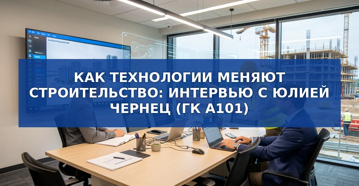 Технологии ускоряют стройку, но победу одерживает команда