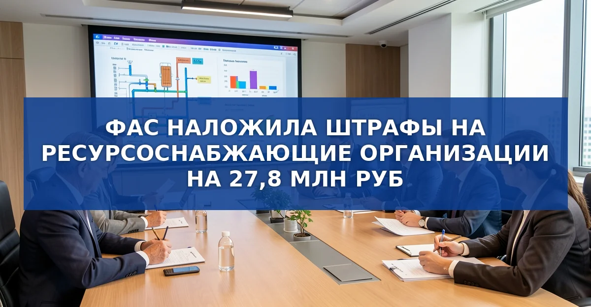 ФАС усилила контроль: штрафы коммунальным компаниям выросли до 27,8 млн рублей в 2026 году