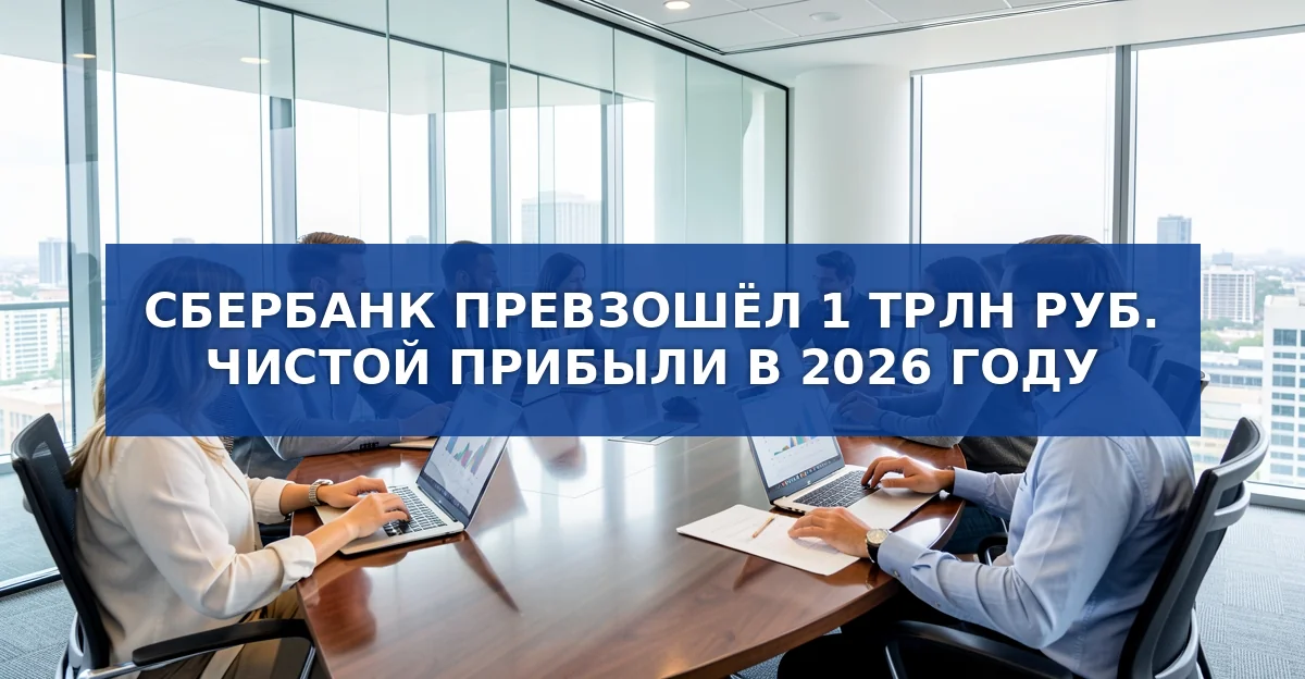 Сбербанк объявил рекордную чистую прибыль более 1 трлн рублей в 2026 году