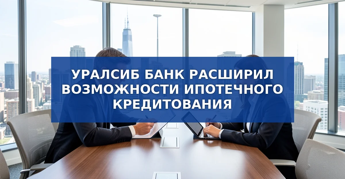 Уралсиб банк расширил возможности ипотечного кредитования под залог