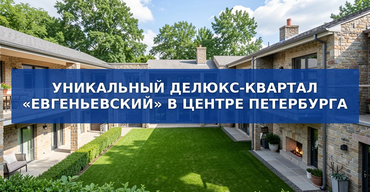 В центре Петербурга появится элитный делюкс‑квартал «Евгеньевский» от Формула Сити