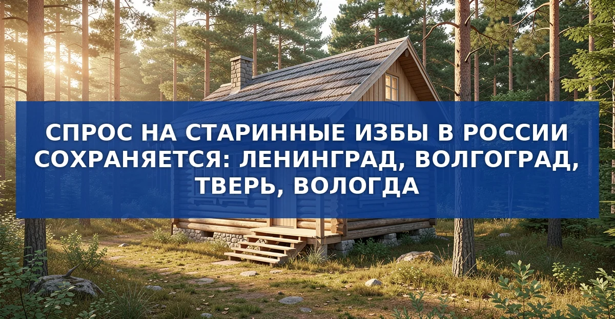 Рост спроса на старинные деревянные дома в России: тенденции и перспективы