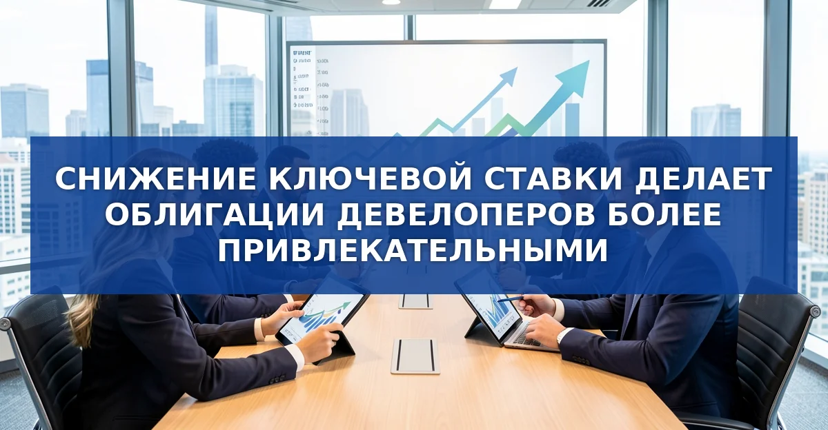 Снижение ключевой ставки повышает привлекательность облигаций девелоперов