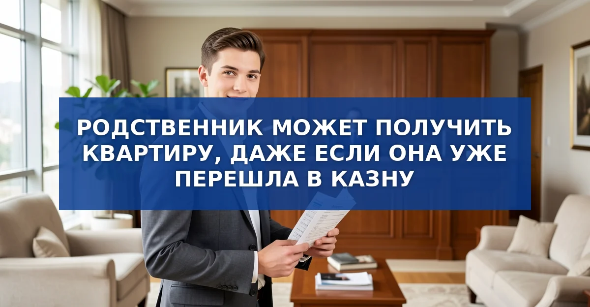 Наследник может оформить собственность, даже если квартира официально перешла в казну