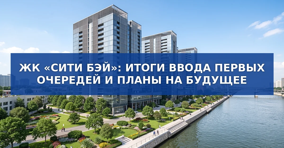 Жилой комплекс «Сити Бэй»: как выглядит первая очередь и что ждать дальше