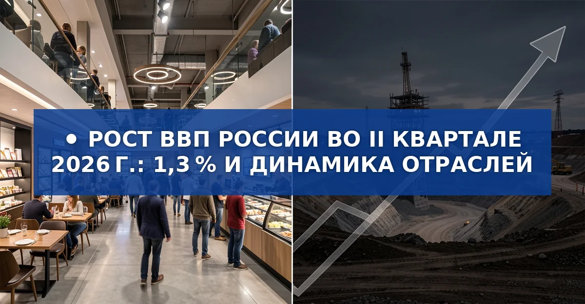 Рост ВВП России во втором квартале 2026 года превзошёл ожидания: детали и перспективы