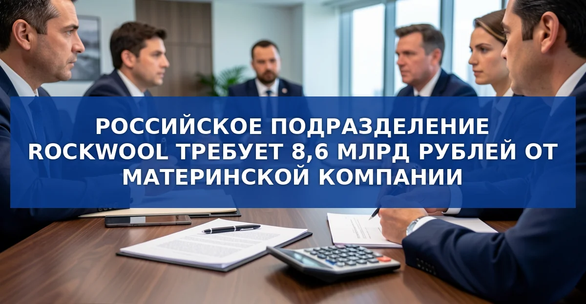 Датская материнская компания Rockwool столкнулась с иском о долге в 8,6 млрд рублей