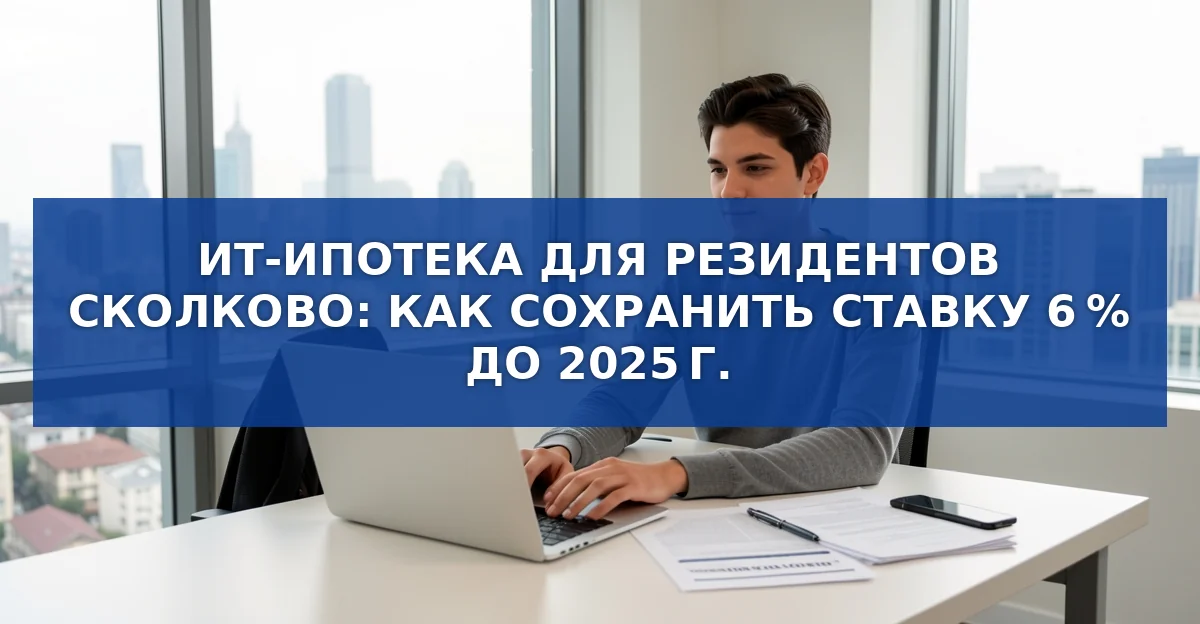 Новые исключения в правилах ИТ‑ипотеки: как сохранить льготную ставку до 2025 года