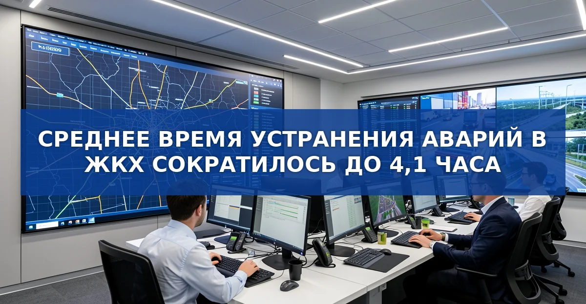 Как цифровая система МКА ЖКХ ускорила ликвидацию аварий до 4,1 часа