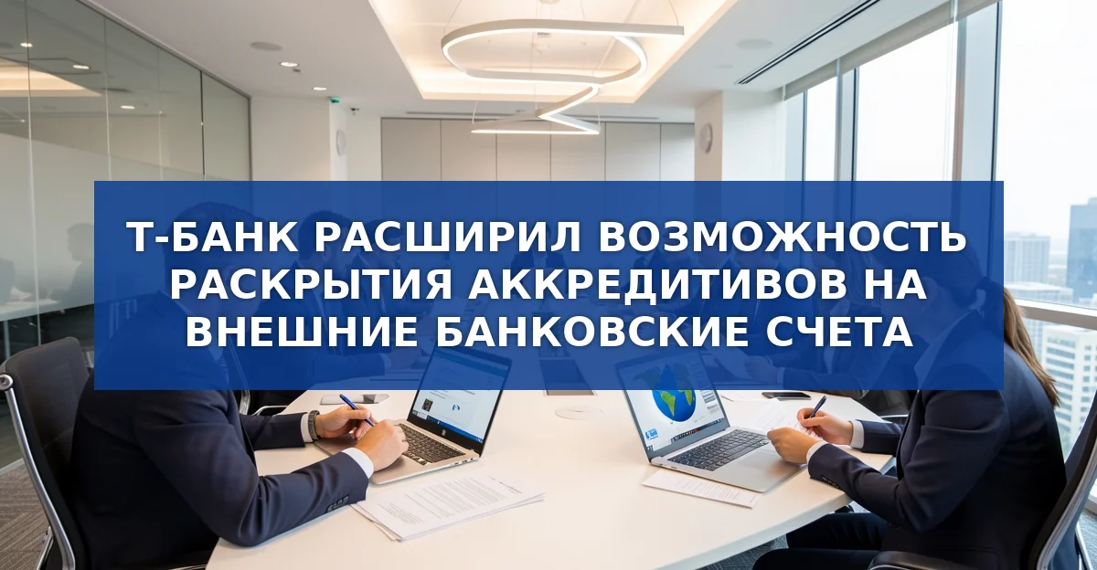 Новые возможности раскрытия аккредитивов в Т‑Банке: гибкость, скорость и снижение рисков