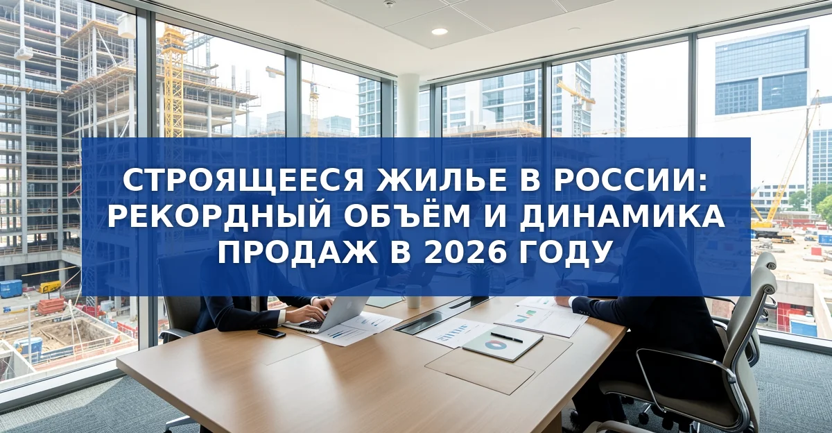 Рекорд строительства и рост продаж новостроек в России в 2026 году