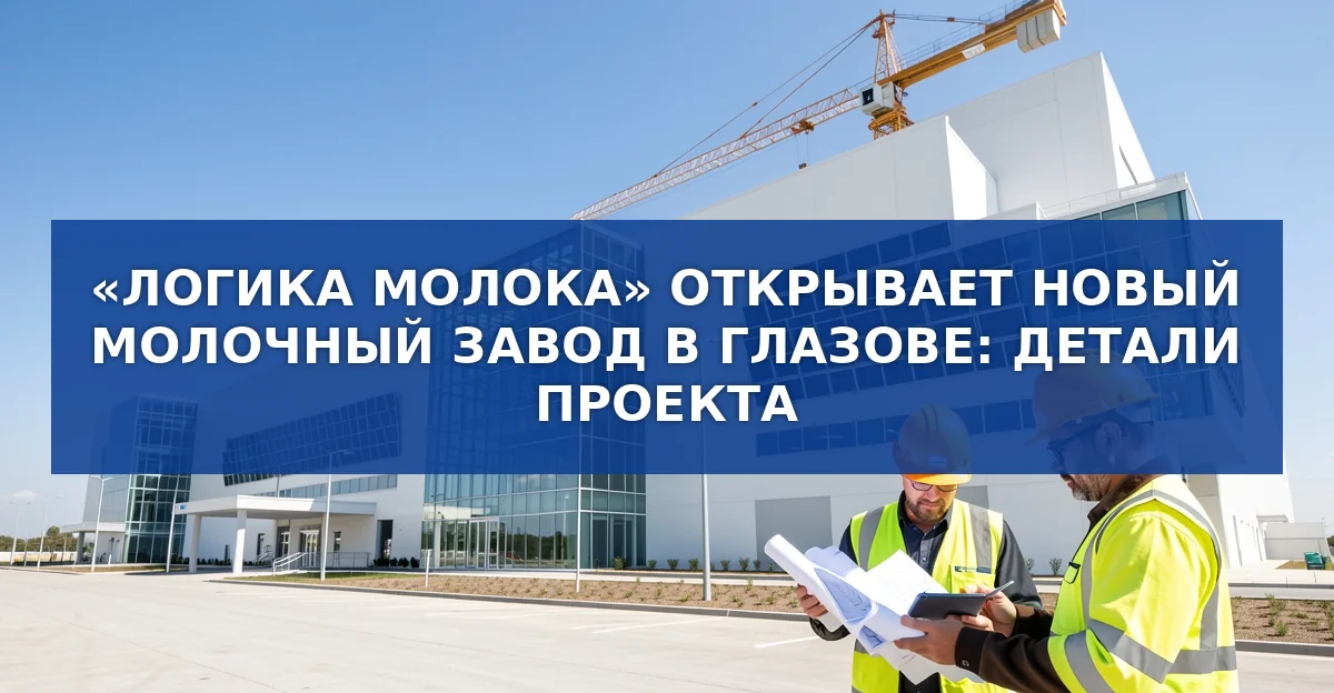 В Подмосковье появится современный молочный завод «Логика молока» – детали проекта и инвестиции