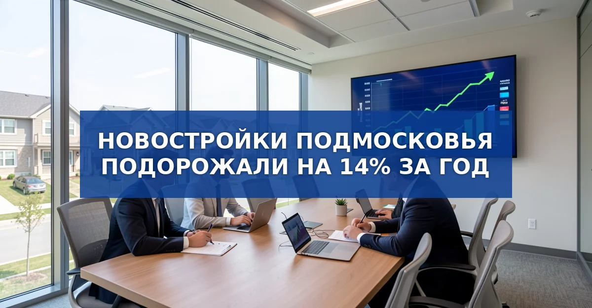 Цены на новостройки Подмосковья выросли на 14 % за год